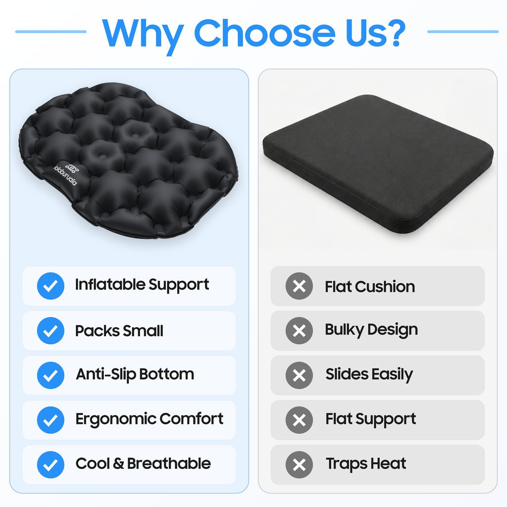 Portable Inflatable Seat Cushion